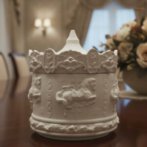 Vela decorativa con fragancia en forma de carrusel de velas exclusivas