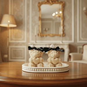 vela decorativa ositos