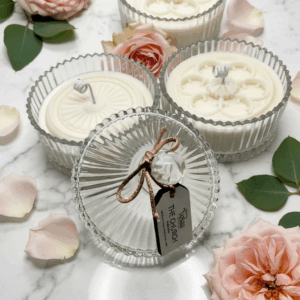 vela aromatizada y decorativa tarro cristal