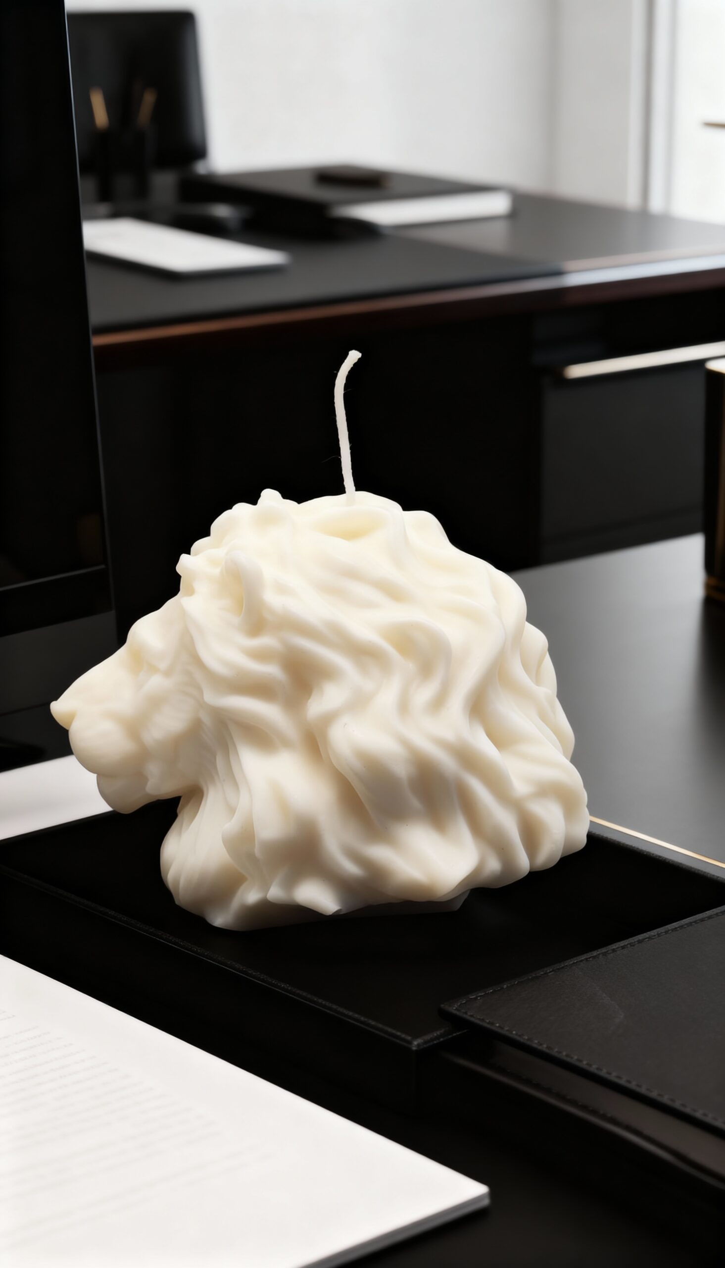 vela cabeza de león regalo con estilo para hombre