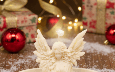 Decora con velas que son esculturas