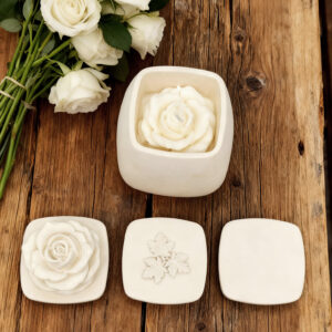 vela rosa aromatizada de velas exclusivas