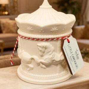 vela carrusel en contenedor aromatizada