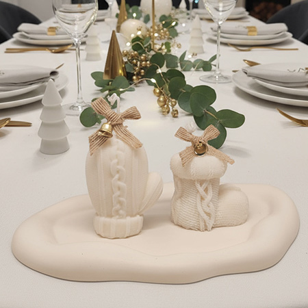 velas-de-guante-y-calcetin-de-navidad de Velas Exclusivas