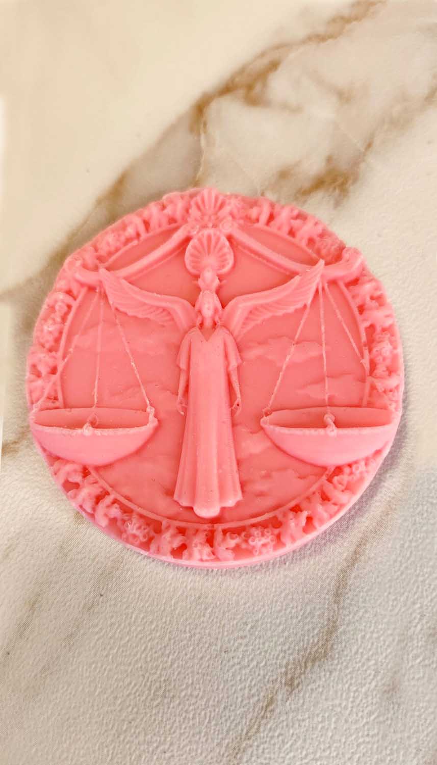 Pastillas de cera aromatizada para fundir. Signos del zodiaco libra