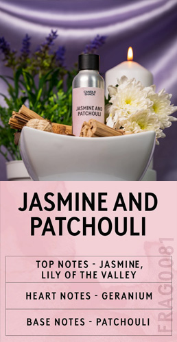 jazmin-y-pachuli para las pastillas de cera aromática de piscis