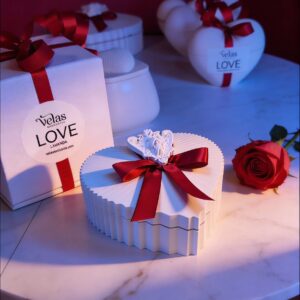 vela corazón para potenciar la intimidad