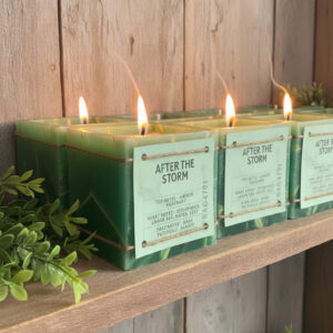 Vela Botánica con aroma después de la tormenta